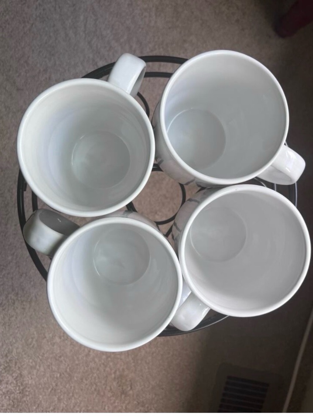 Mainstays Ceramic Coffee Mug - Set of 4